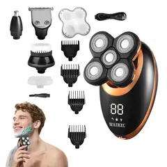 GENERICO - 5 En 1 Maquinilla De Afeitar Eléctrica Para Hombres Regalo