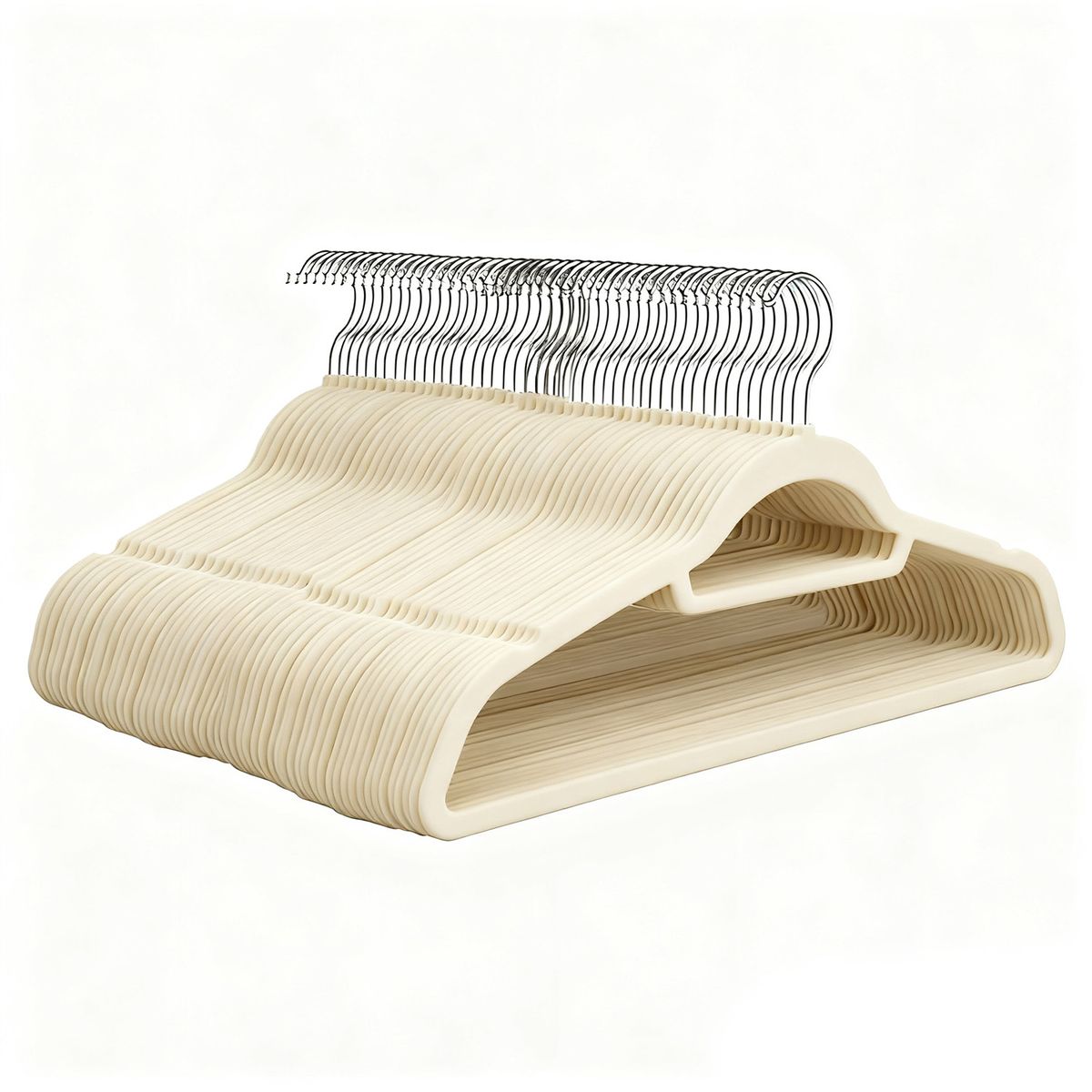 VIDITA - Set 60 Perchas de Terciopelo Antideslizantes Ahorra Espacio