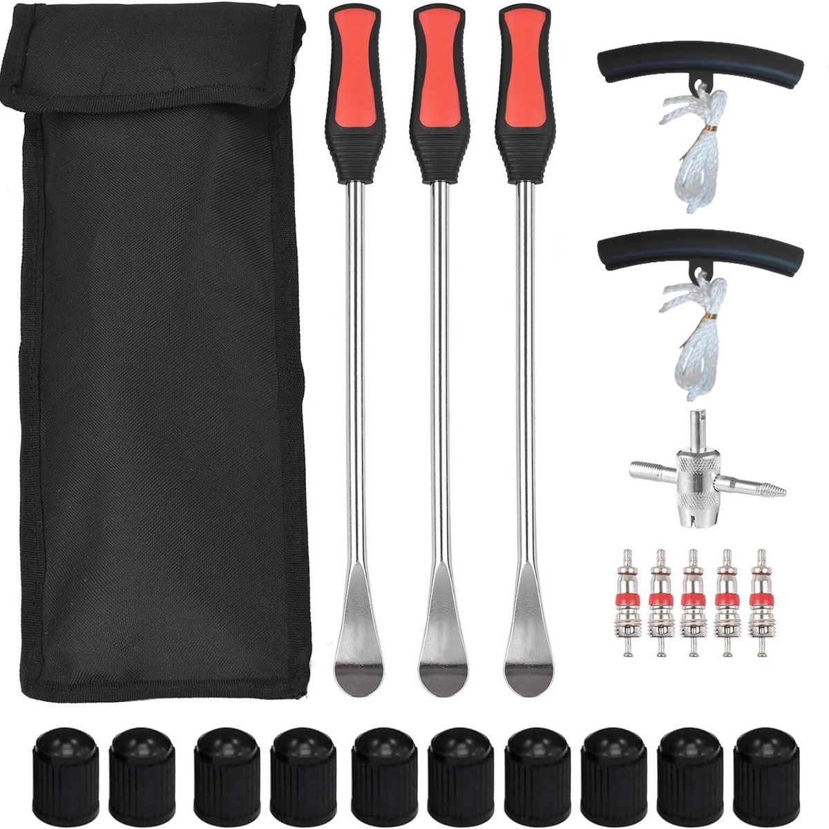 KUANGYE - Kit De Palancas De Desmontaje De Neumáticos De Moto Y Bicicl