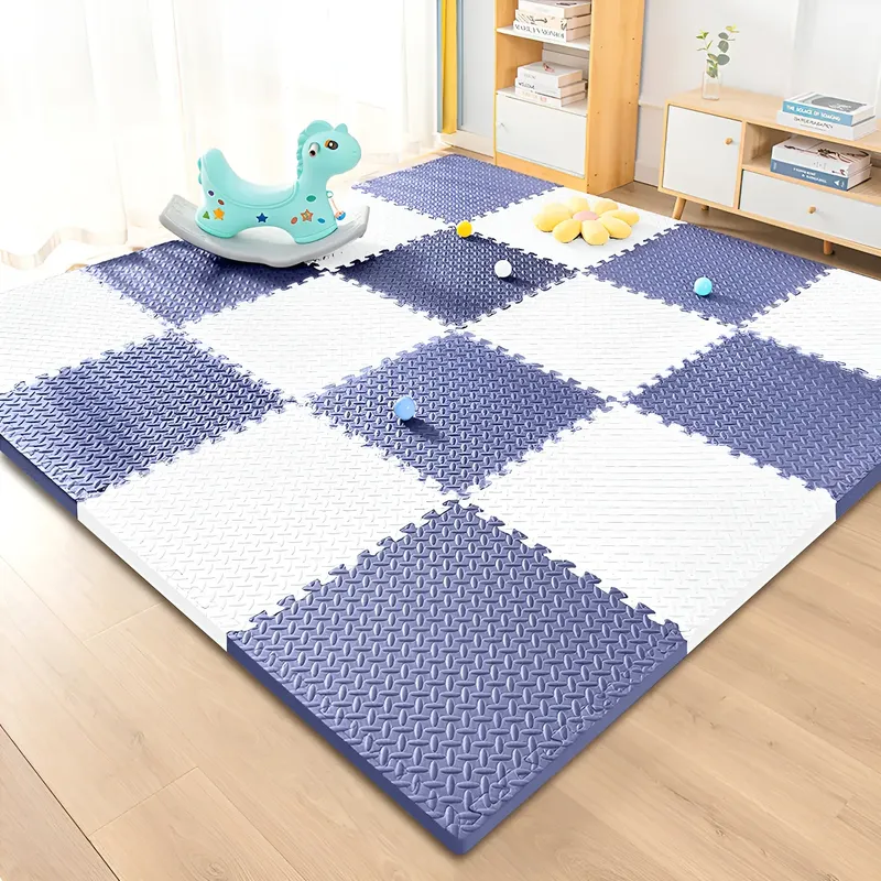 SUPERCENTER - Set X8 Piso De Goma Eva Bebé Puzzle Alfombra 10mm 60x60cm