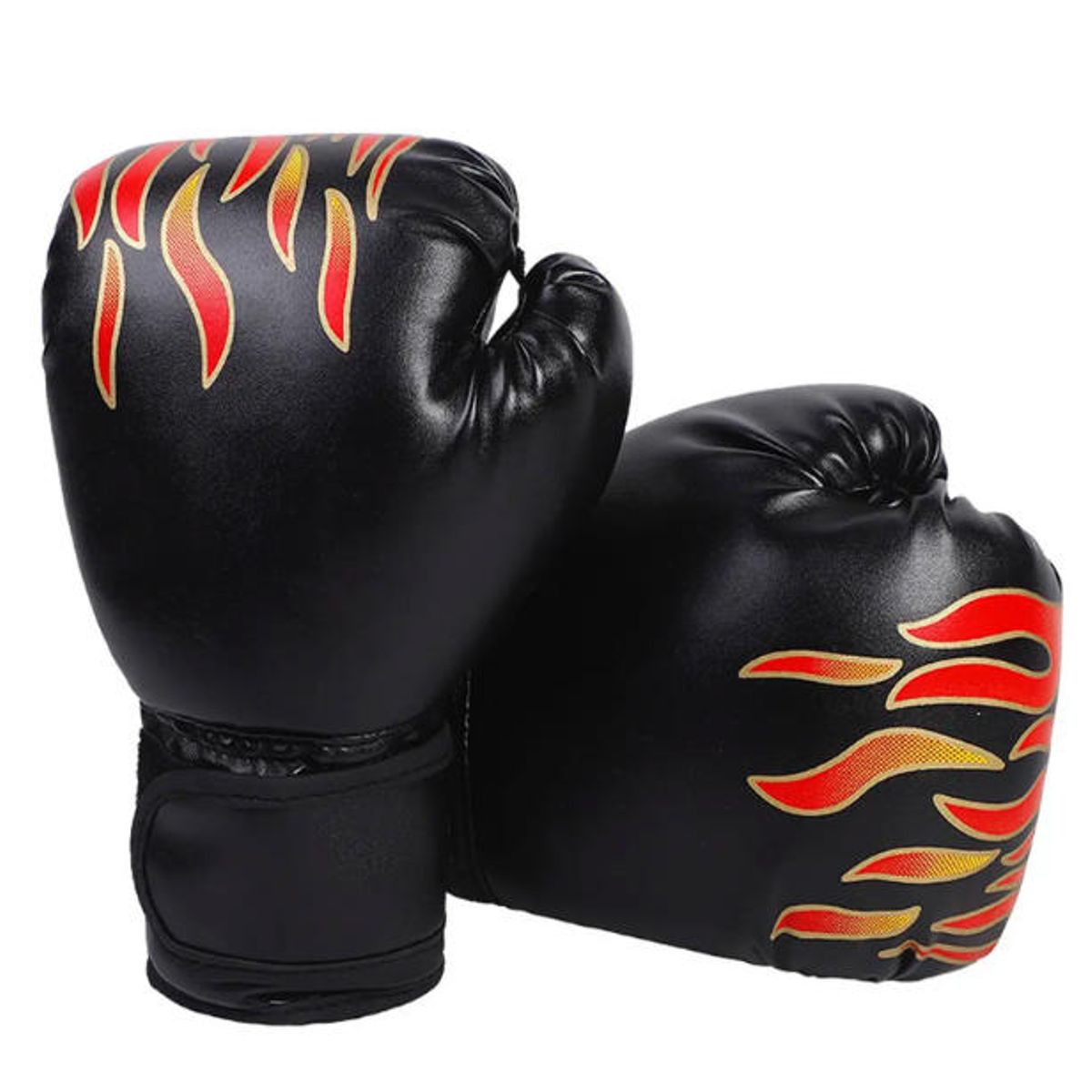 KINDA NICE - Set Boxing Para Niños Guantes De Box Guantes Entrenamiento Negro