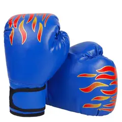 KINDA NICE - Set Boxing Para Niños Guantes De Box Guantes Entrenamiento Azul