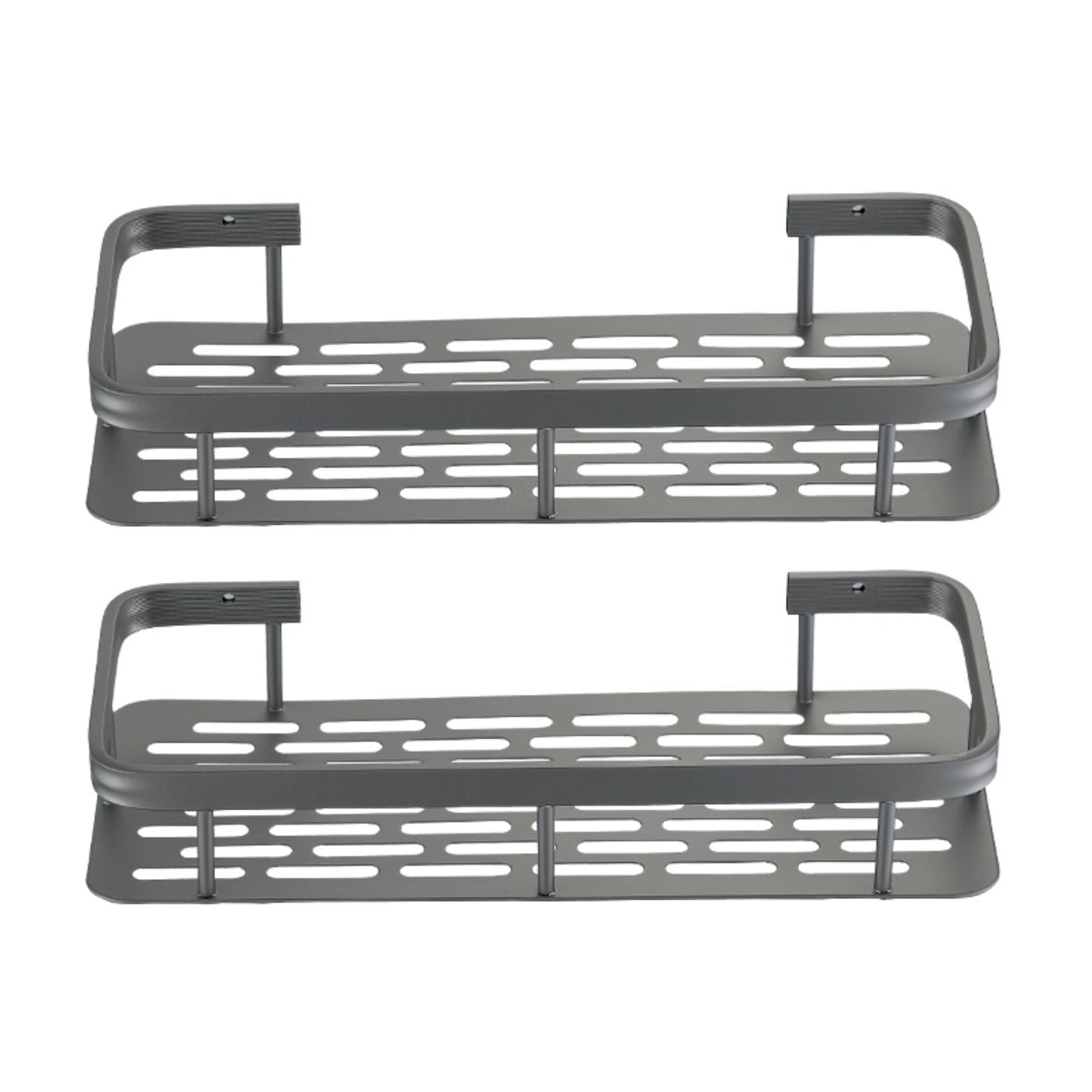 KINDA NICE - Pack 2 De Estantes De Pared De Baño/cocina Sin Taladrar