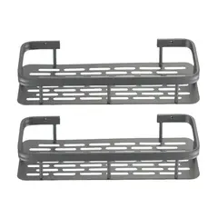 KINDA NICE - Pack 2 De Estantes De Pared De Baño/cocina Sin Taladrar