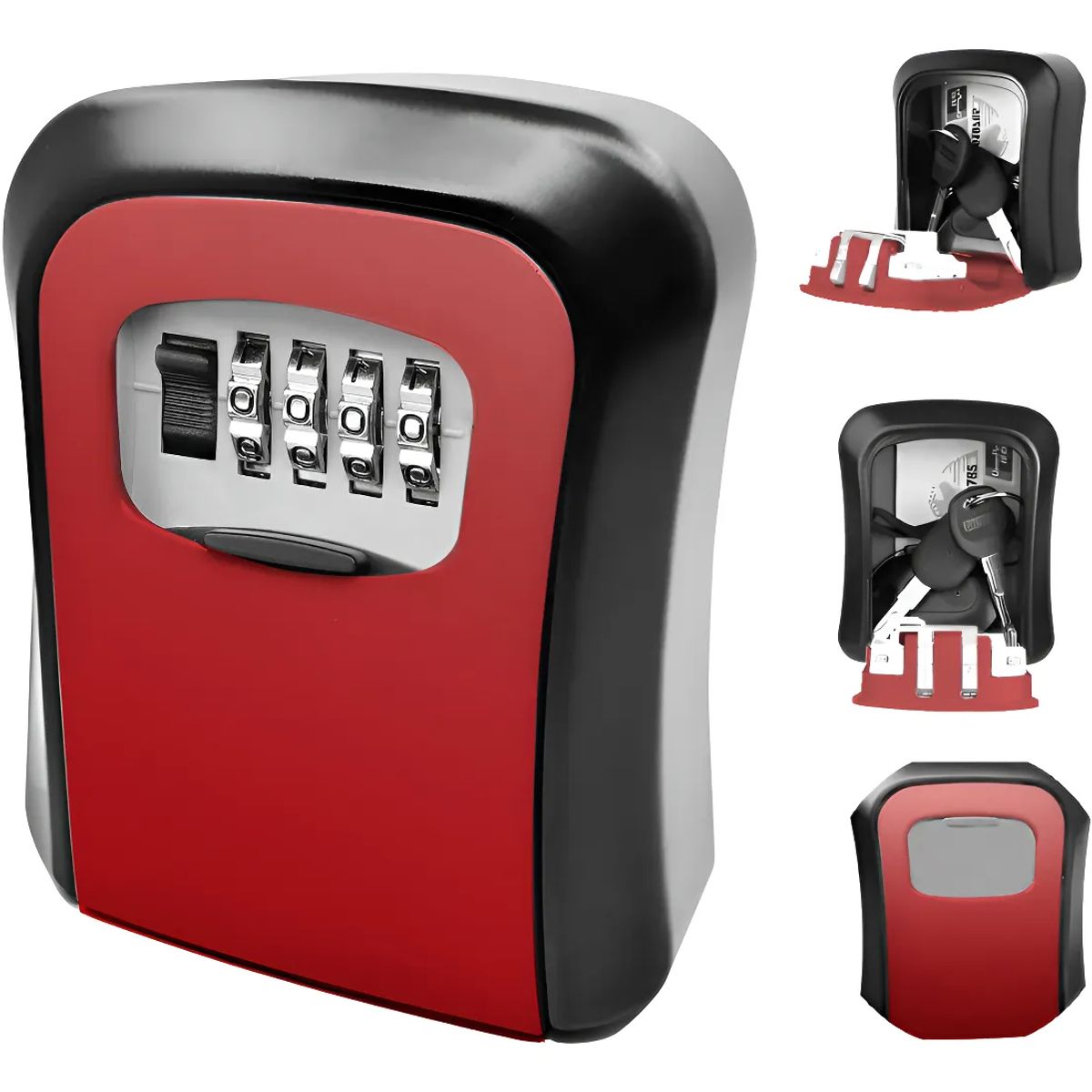 SUPERCENTER - Caja De Seguridad Fuerte Metálica Para Llave Con Clave