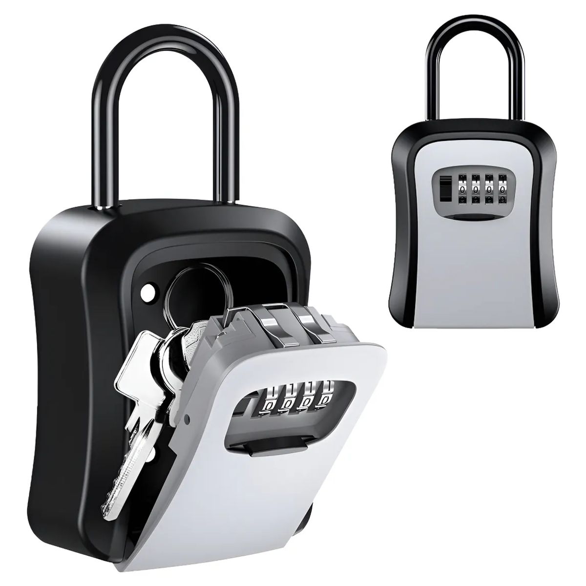 SUPERCENTER - Caja Seguridad Porta Llave Candado Clave Para Murocolgador