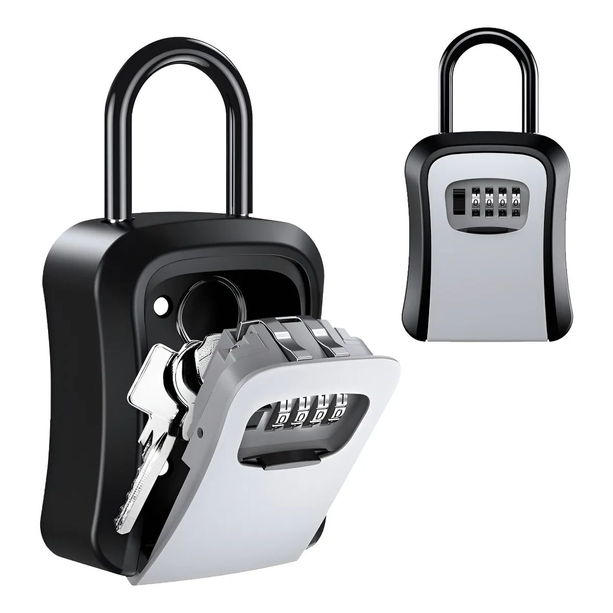 SUPERCENTER - Caja Seguridad Porta Llave Candado Clave Para Murocolgador