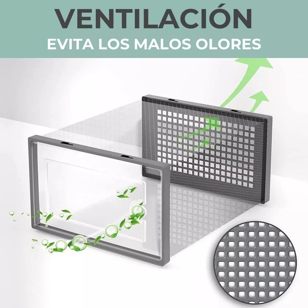 SUPERCENTER - Caja Organizador De Zapatos Set 4 Apilables Y Firme Calidad