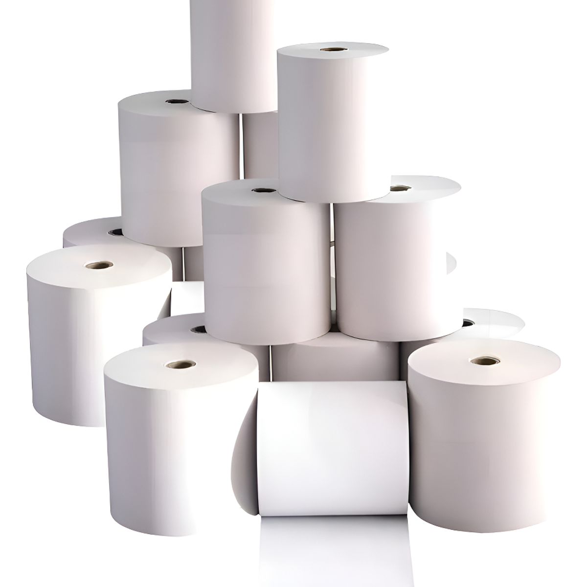 SUPERCENTER - Caja X32 Rollo Térmico 80x80 Mm Empaquetado Individualmente Blanco