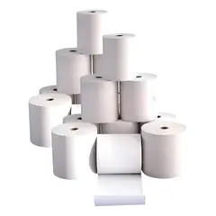 SUPERCENTER - Caja X32 Rollo Térmico 80x80 Mm Empaquetado Individualmente Blanco