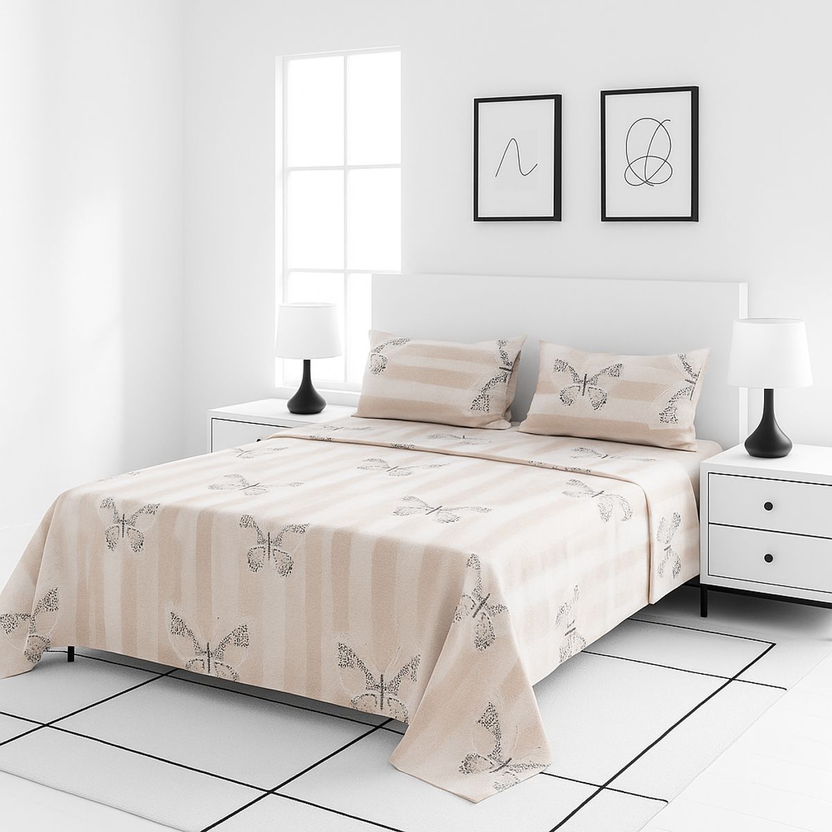 ARMONIA - estilo 770 juego de sábanas KING 2½ P clásicas 144 hilos