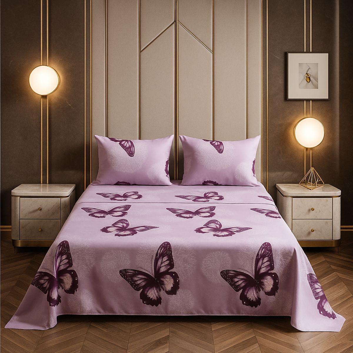 ARMONIA - Juego sábanas clásicas tipo 770 144 hilos KING 2½ P