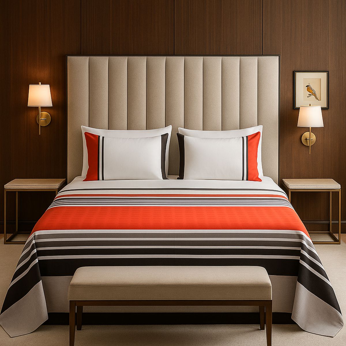 ARMONIA - tipo 762 juego de sábanas KING 2½ P clásicas 144 hilos