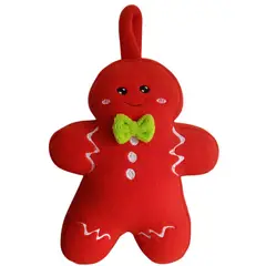 GENERICO - Cojín Peluche Galleta Jengibre 31 Cm Decoración Navidad