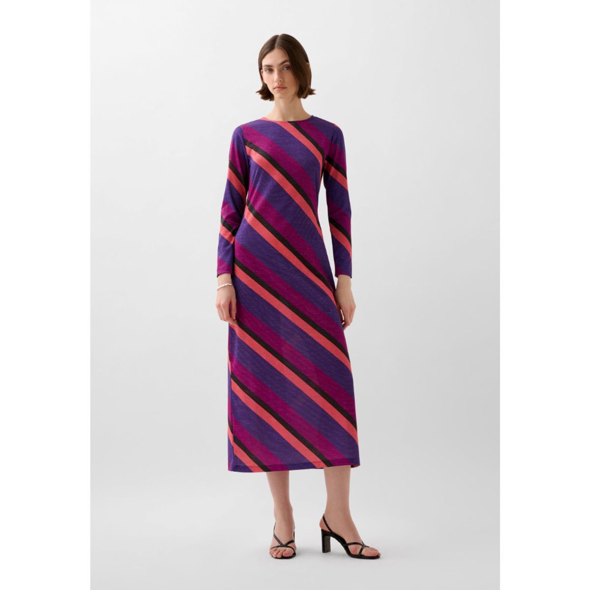 SCALPERS - VESTIDO RAYAS LUREX