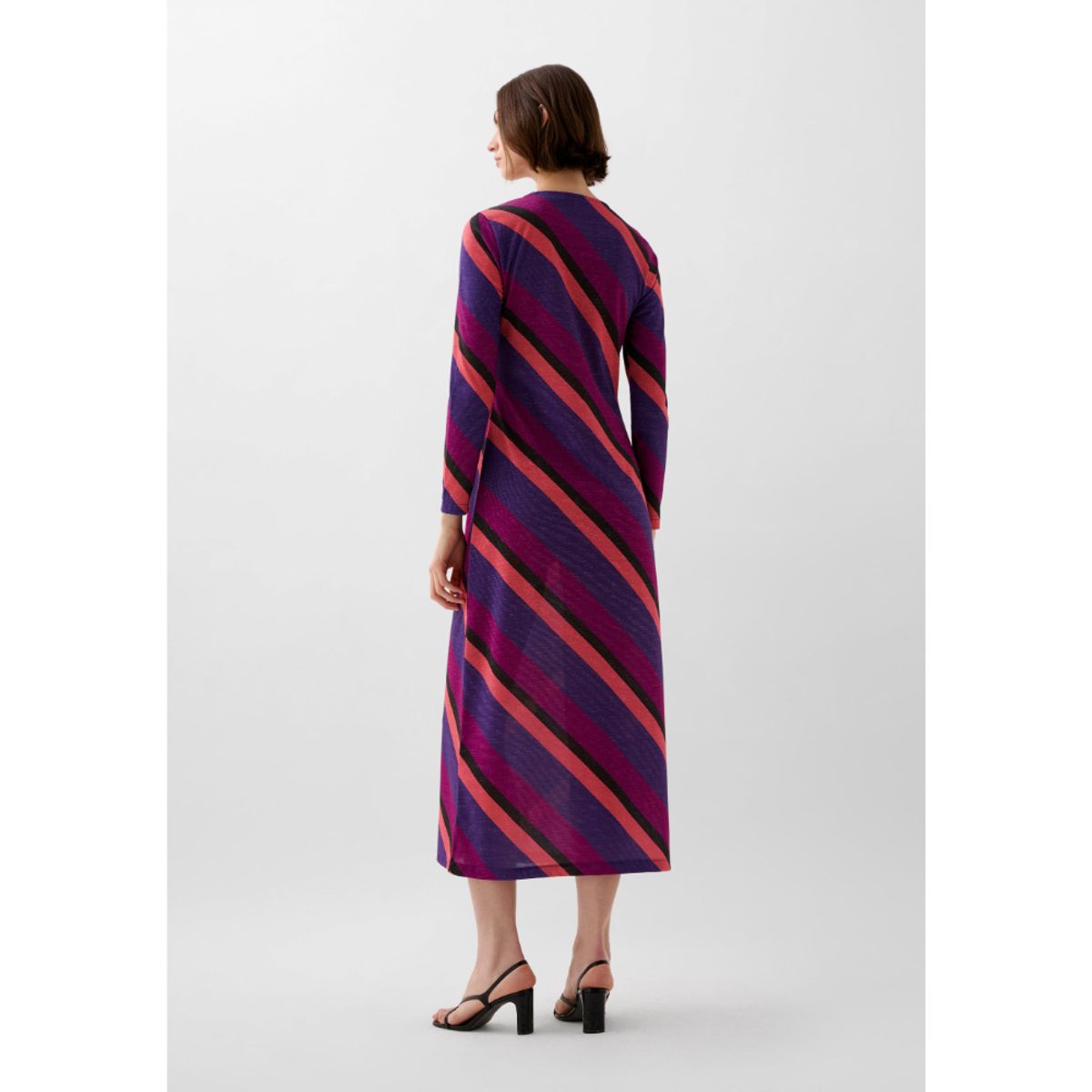 SCALPERS - VESTIDO RAYAS LUREX