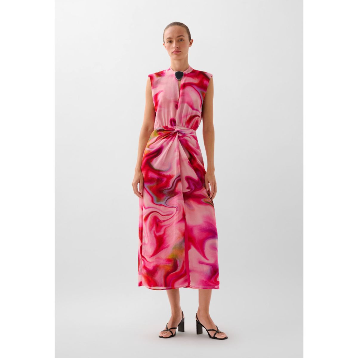 SCALPERS - VESTIDO ESTAMPADO PRINT NUDO