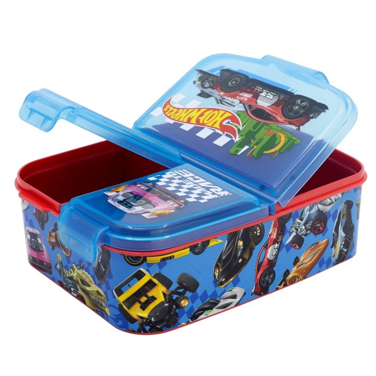 HOT WHEELS - Portasandwich Multicompartimento Hot Wheels Libre Bpa