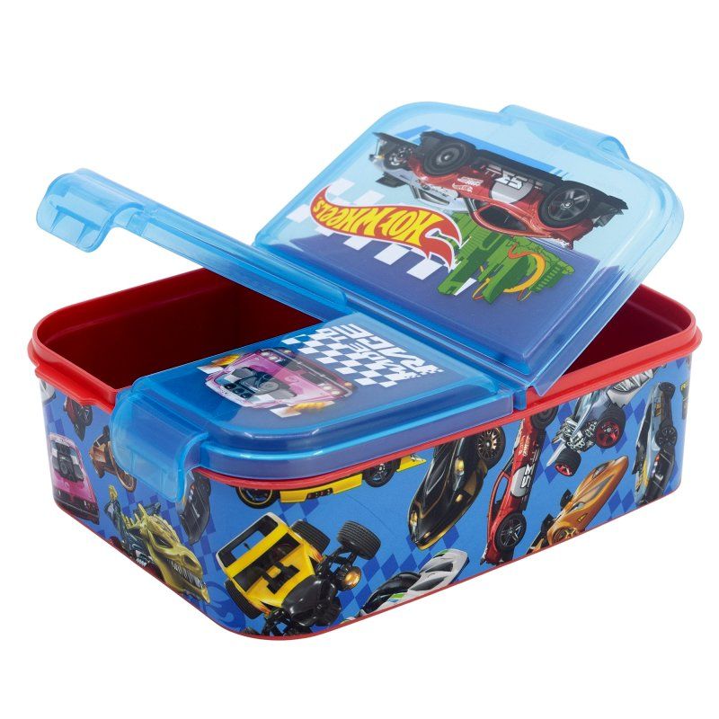 HOT WHEELS - Portasandwich Multicompartimento Hot Wheels Libre Bpa