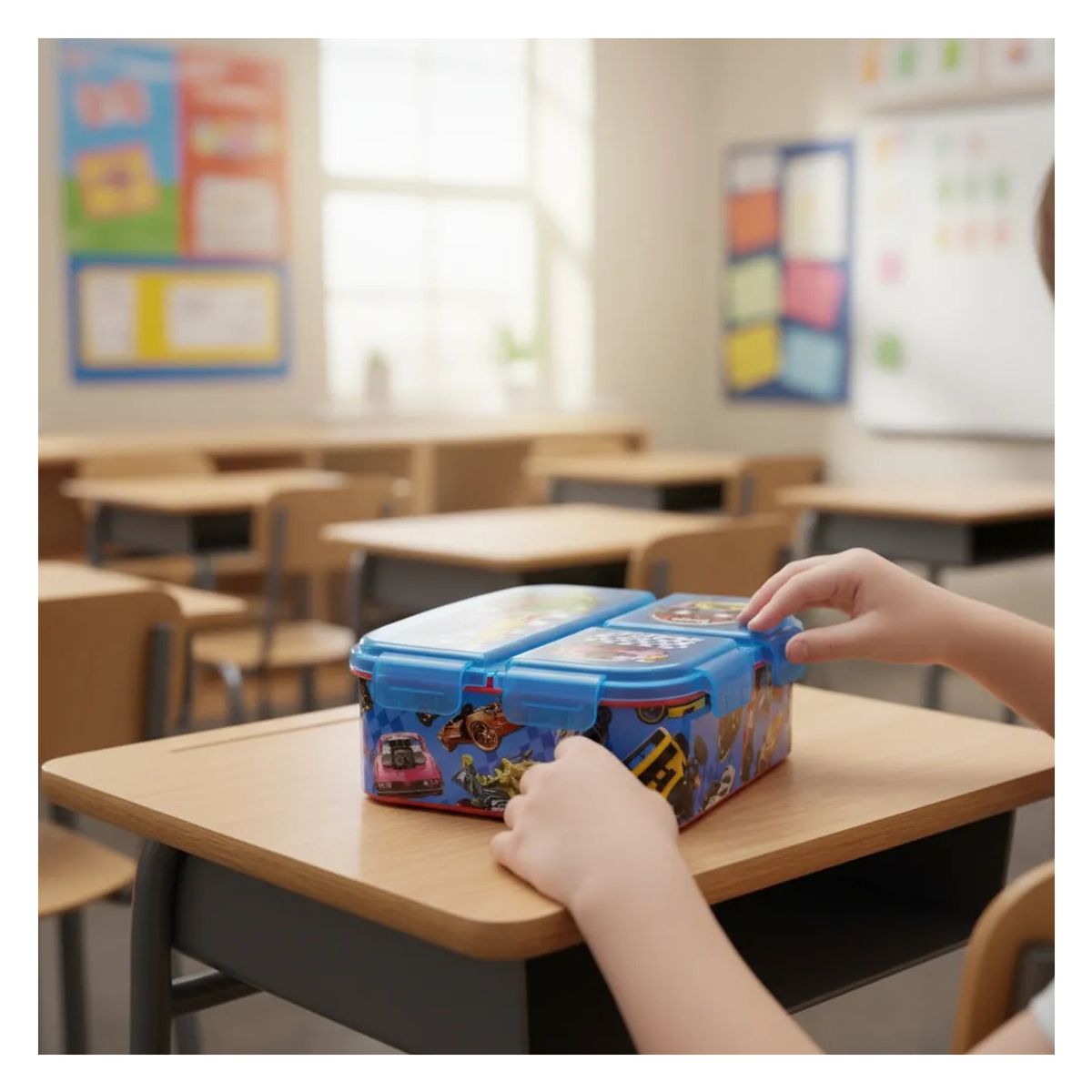 HOT WHEELS - Portasandwich Multicompartimento Hot Wheels Libre Bpa