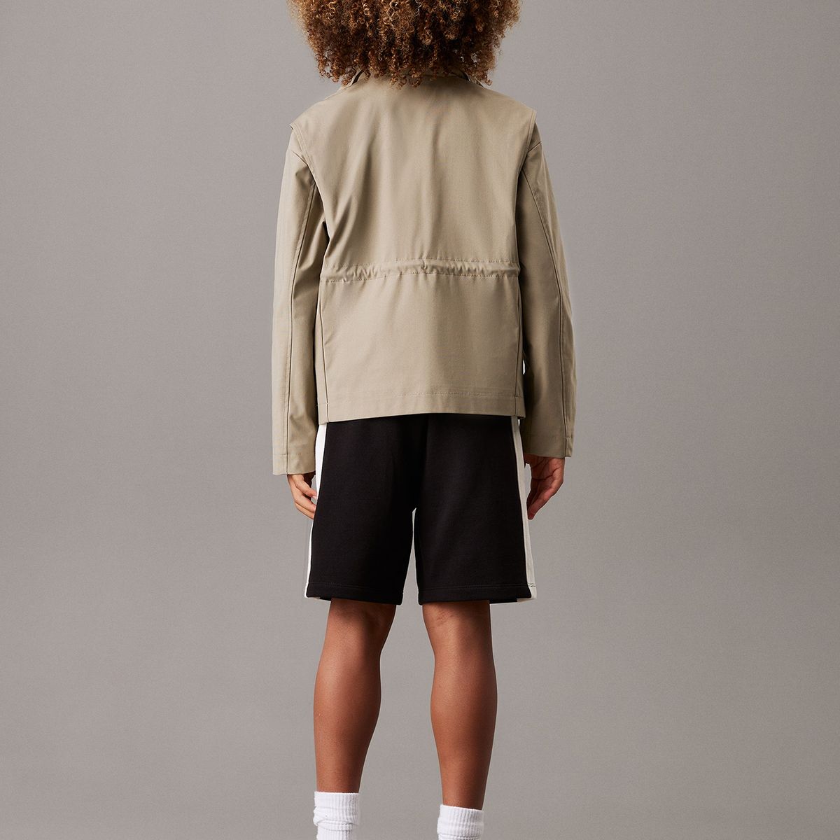 CALVIN KLEIN - Short Niño Color Block Relaxed Negro Calvin Klein