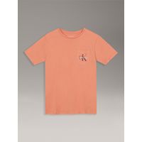 Polera Niño Con Bolsillo Para Niño Naranja