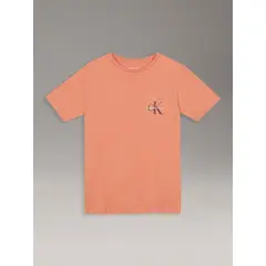 CALVIN KLEIN - Polera Niño Con Bolsillo Para Niño Naranja