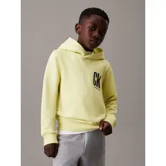 CALVIN KLEIN - Polerón Niño Chest Ck Graphic Amarillo
