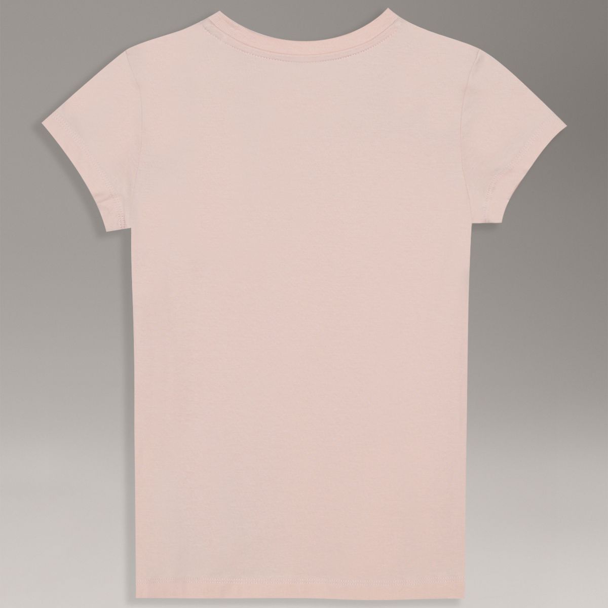 CALVIN KLEIN - Polera Niña Slim Con Logo Damasco Calvin Klein