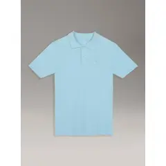 CALVIN KLEIN - Polo Niño CK Solid Celeste
