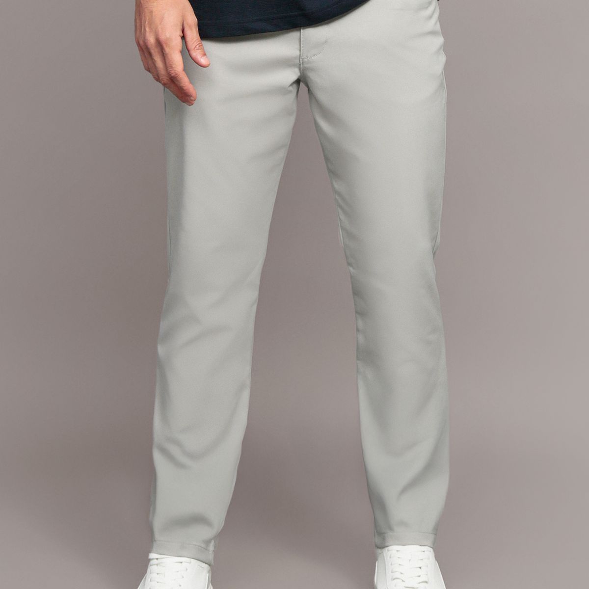 CALVIN KLEIN - Pantalón Stretch Tech Slim Gris Calvin Klein
