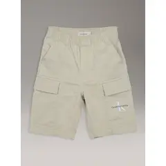 CALVIN KLEIN - Short Niño Cargo Essential Beige