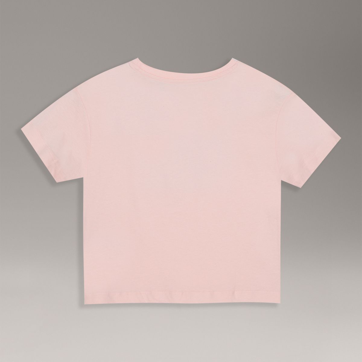 CALVIN KLEIN - Polera Niña Boxy Con Monograma Damasco Calvin Klein