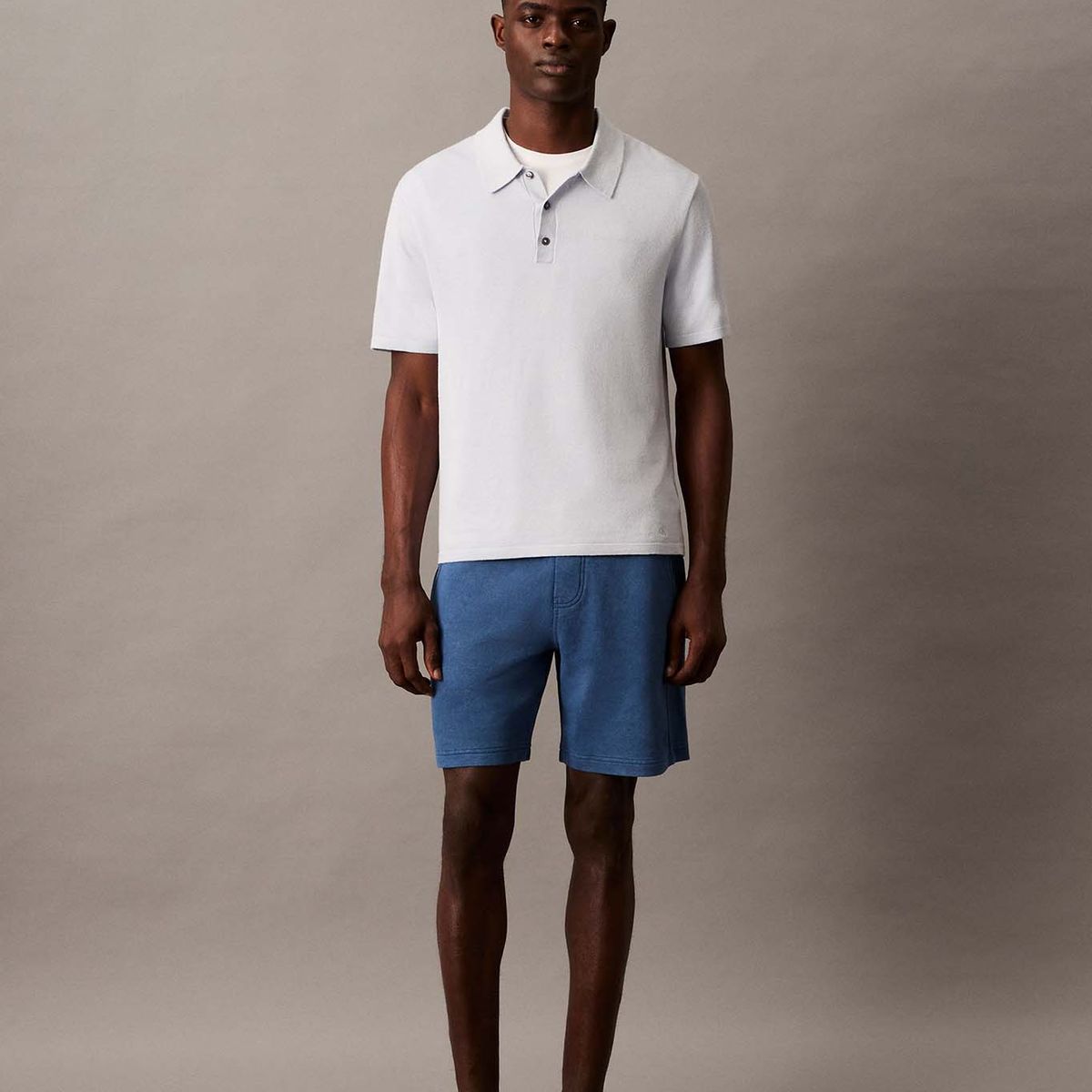 CALVIN KLEIN - Short de Felpa Garment Azul Calvin Klein