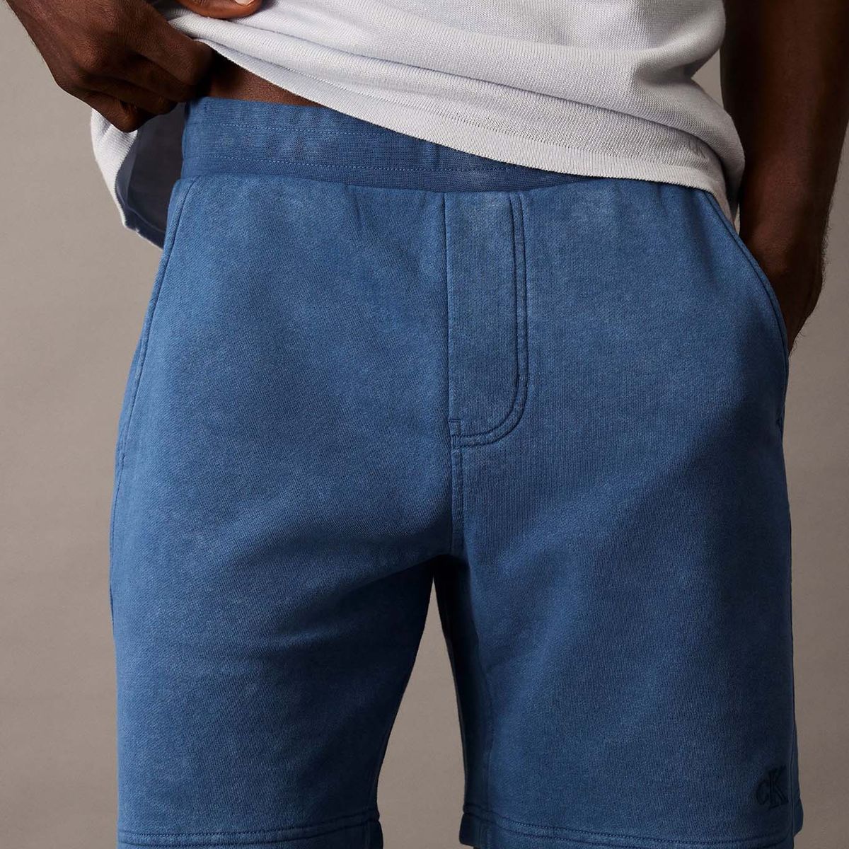 CALVIN KLEIN - Short de Felpa Garment Azul Calvin Klein