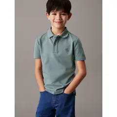 CALVIN KLEIN - Polo Niño Essential Verde