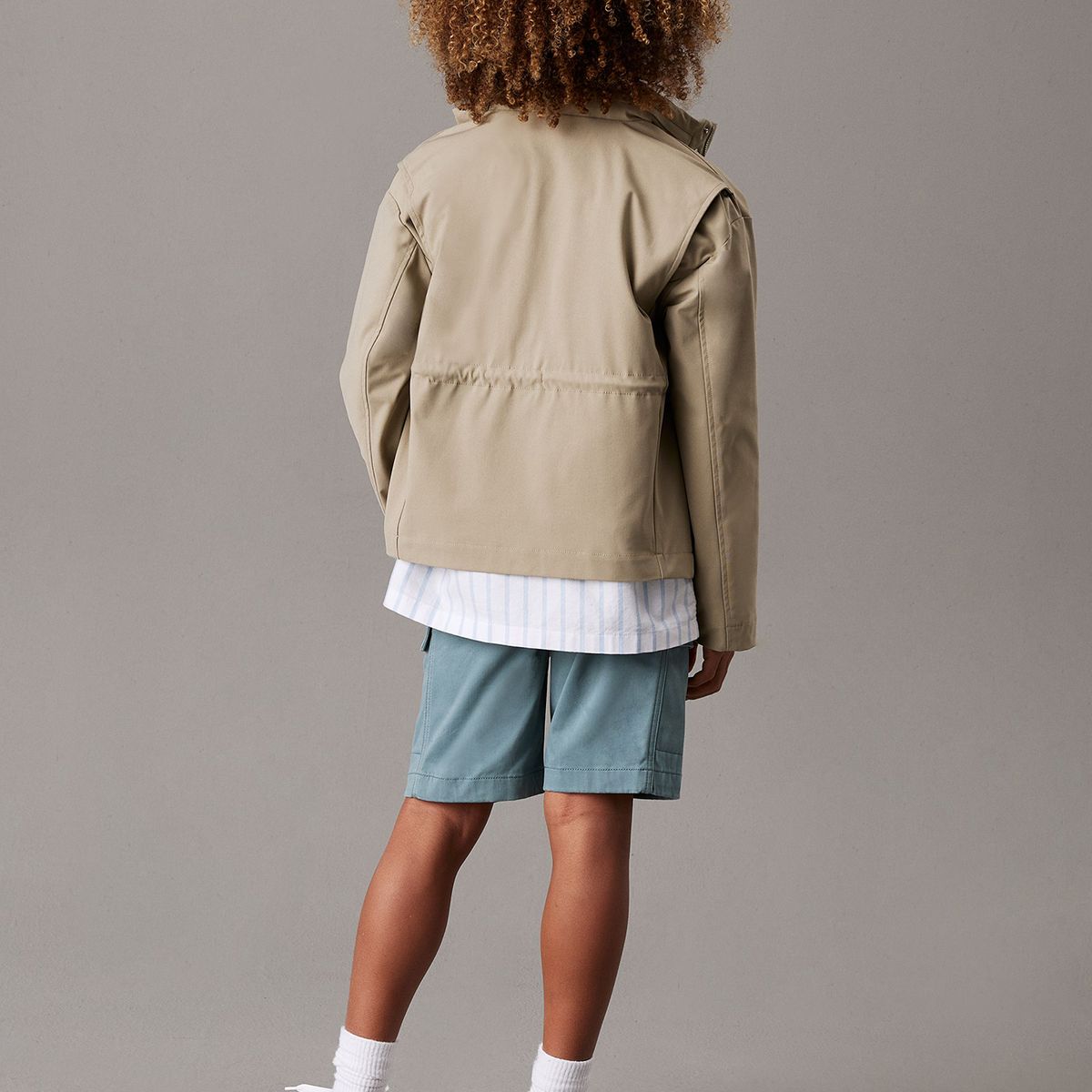CALVIN KLEIN - Short Niño Cargo Essential Verde Calvin Klein