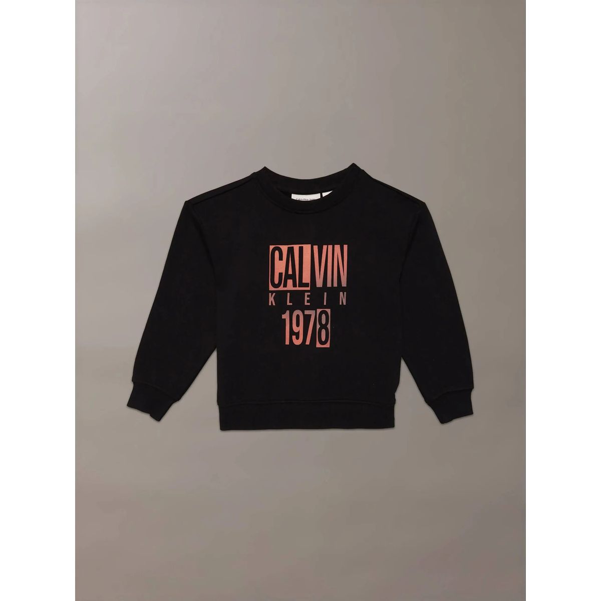 CALVIN KLEIN - Polerón Niño Gradient Graphic Negro Calvin Klein