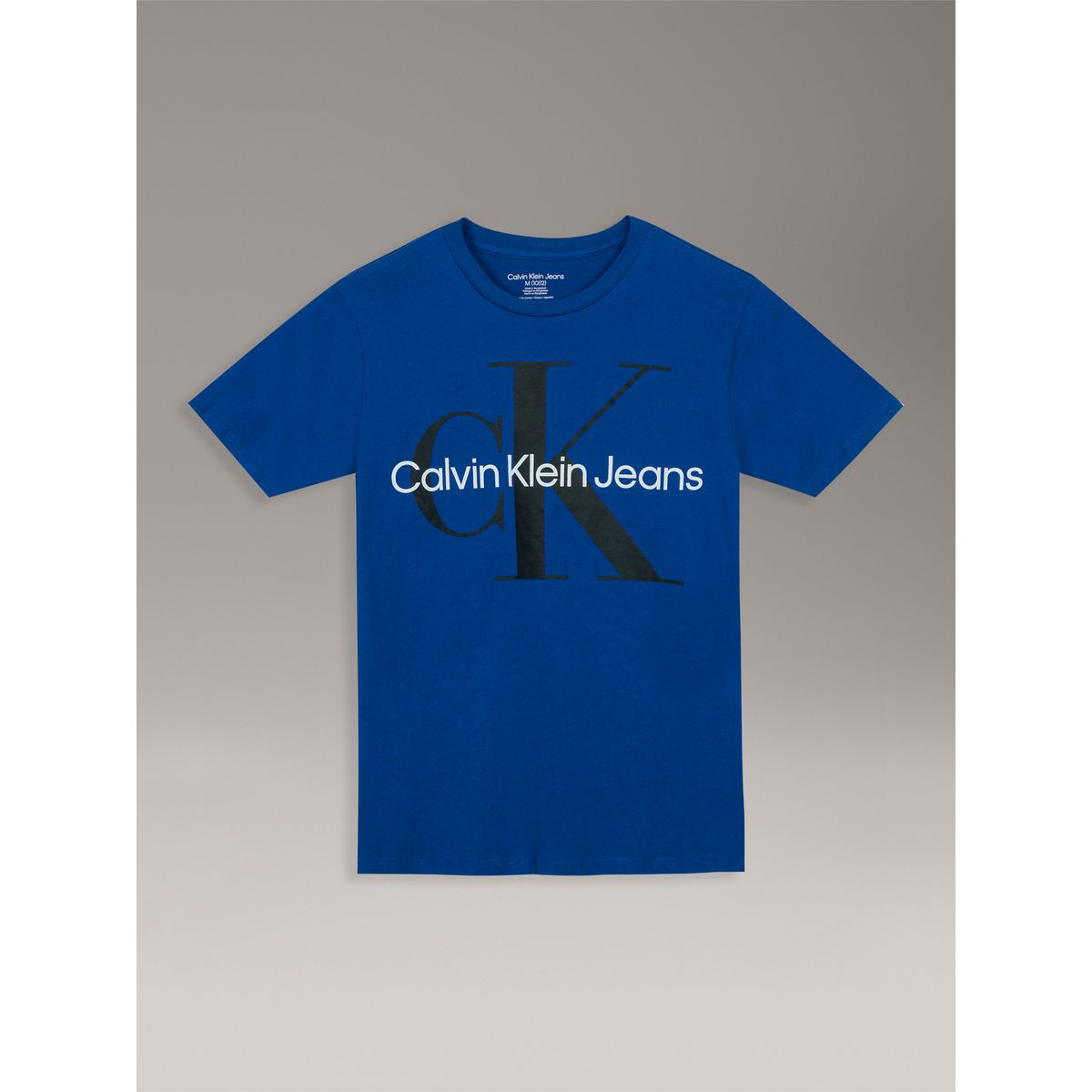 CALVIN KLEIN - Polera Niño Con Monograma Para Niño Azul Calvin Klein