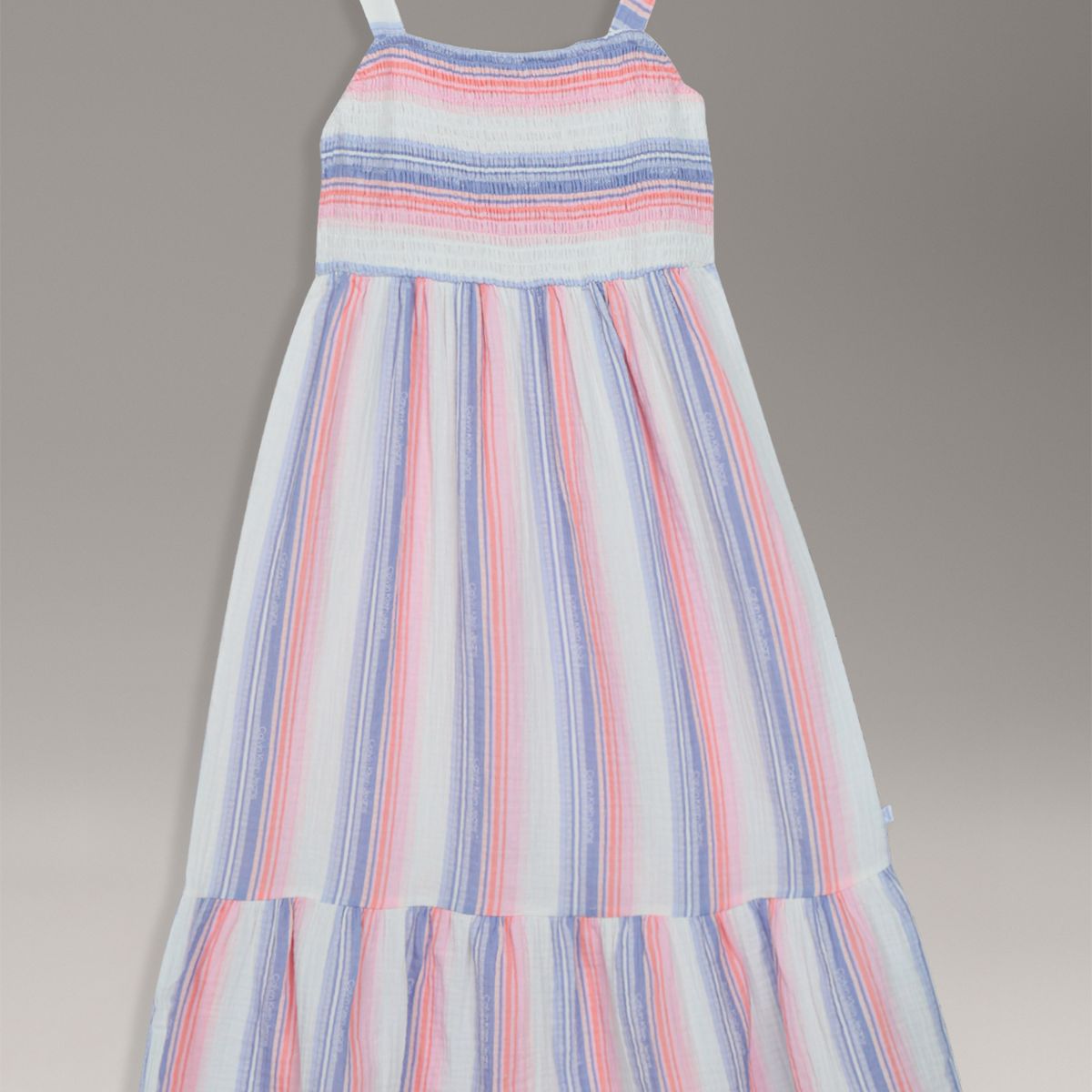 CALVIN KLEIN - Vestido Niña Printed Stripe Multicolor Calvin Klein