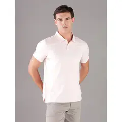 CALVIN KLEIN - Polo Solid Liquid Rosado