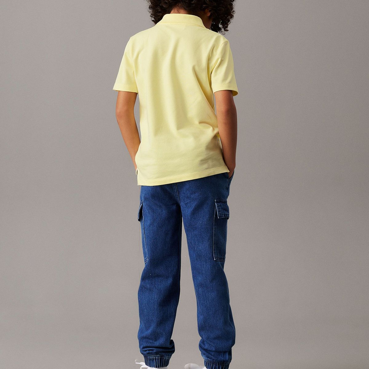 CALVIN KLEIN - Jeans Niño Estilo Cargo Azul Calvin Klein