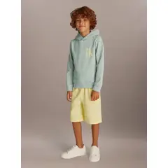 CALVIN KLEIN - Polerón Niño Chest Ck Graphic Verde