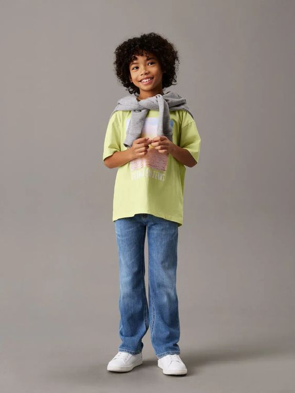 Jeans Nino Soft Blue Regular Straight Azul Azul 6