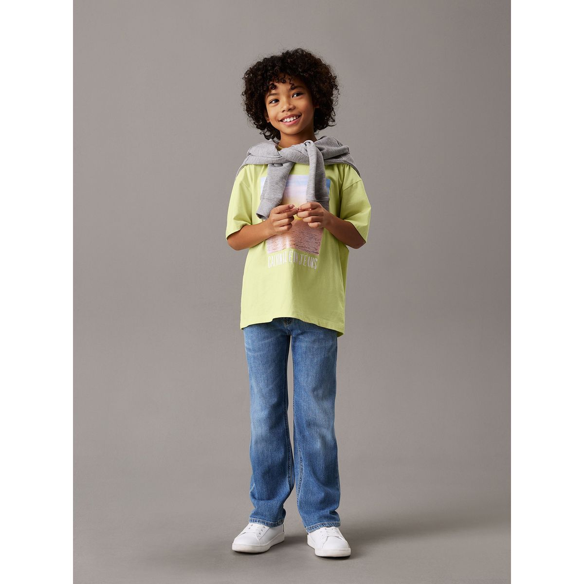 CALVIN KLEIN - Jeans Niño Soft Blue Regular Straight Azul Calvin Klein