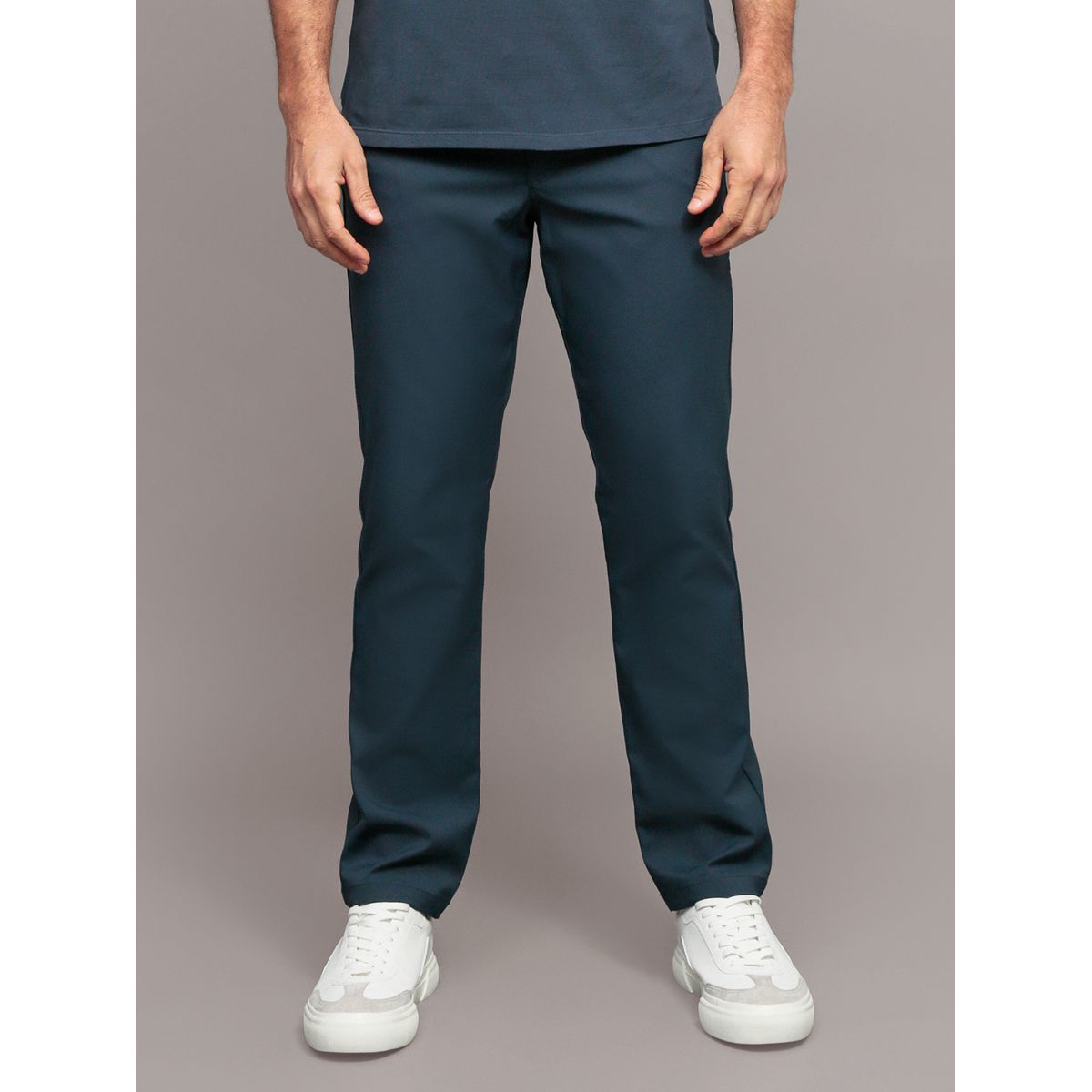CALVIN KLEIN - Pantalón Stretch Tech Slim Azul Calvin Klein