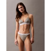 Bralette Cotton Modal Stretch Rib Gris