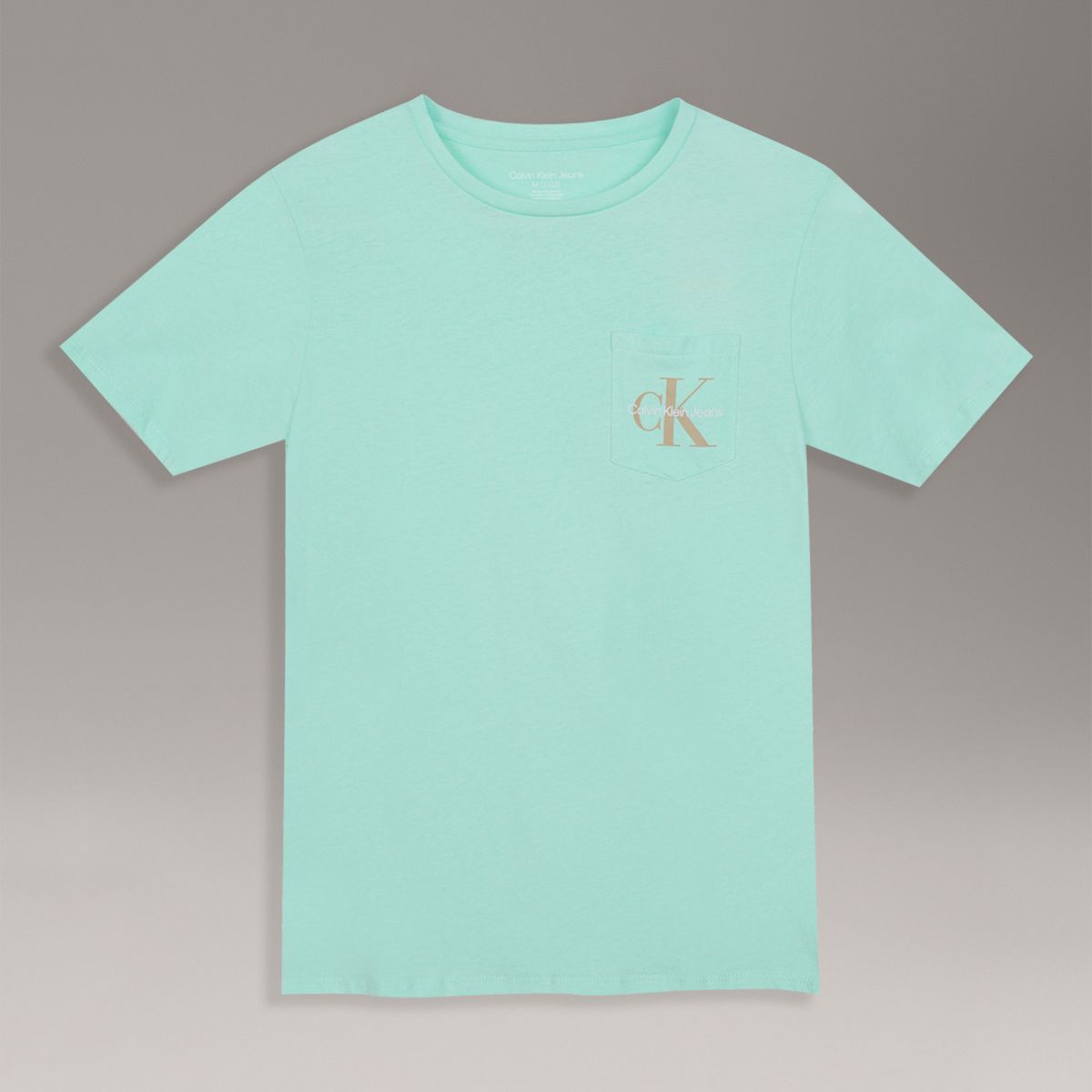 CALVIN KLEIN - Polera Niño Con Bolsillo Para Niño Verde Calvin Klein
