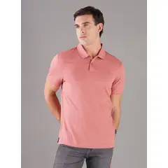 CALVIN KLEIN - Polo Solid Liquid Rosado