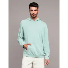 CALVIN KLEIN - Polerón con Detalles Acanalados Verde